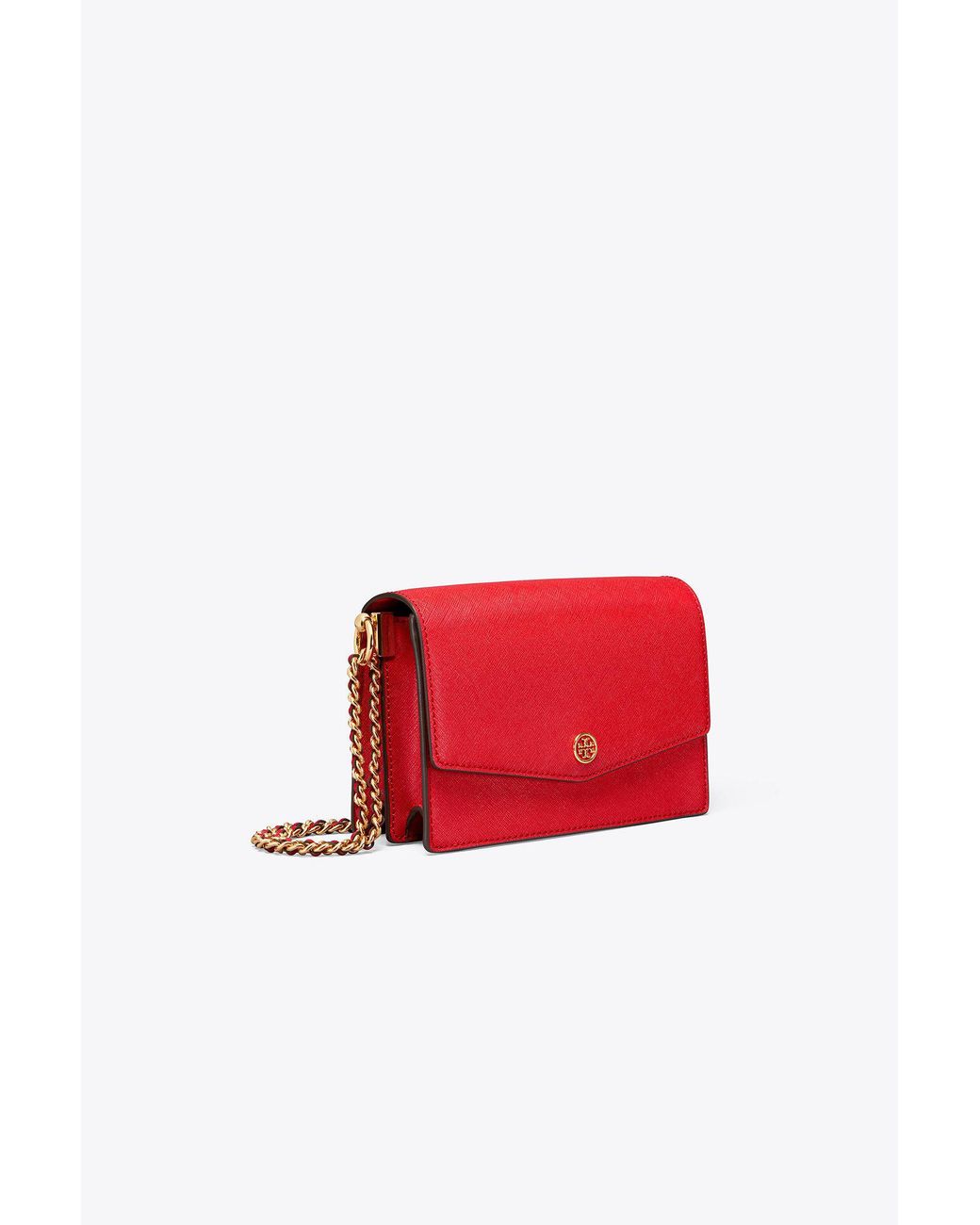 Tory Burch Robinson Mini Shoulder Bag in Red