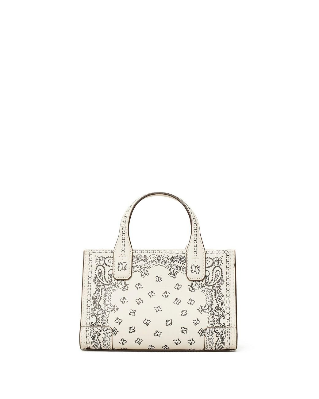 Tory Burch Ella Printed Leather Micro Tote Bag | Lyst