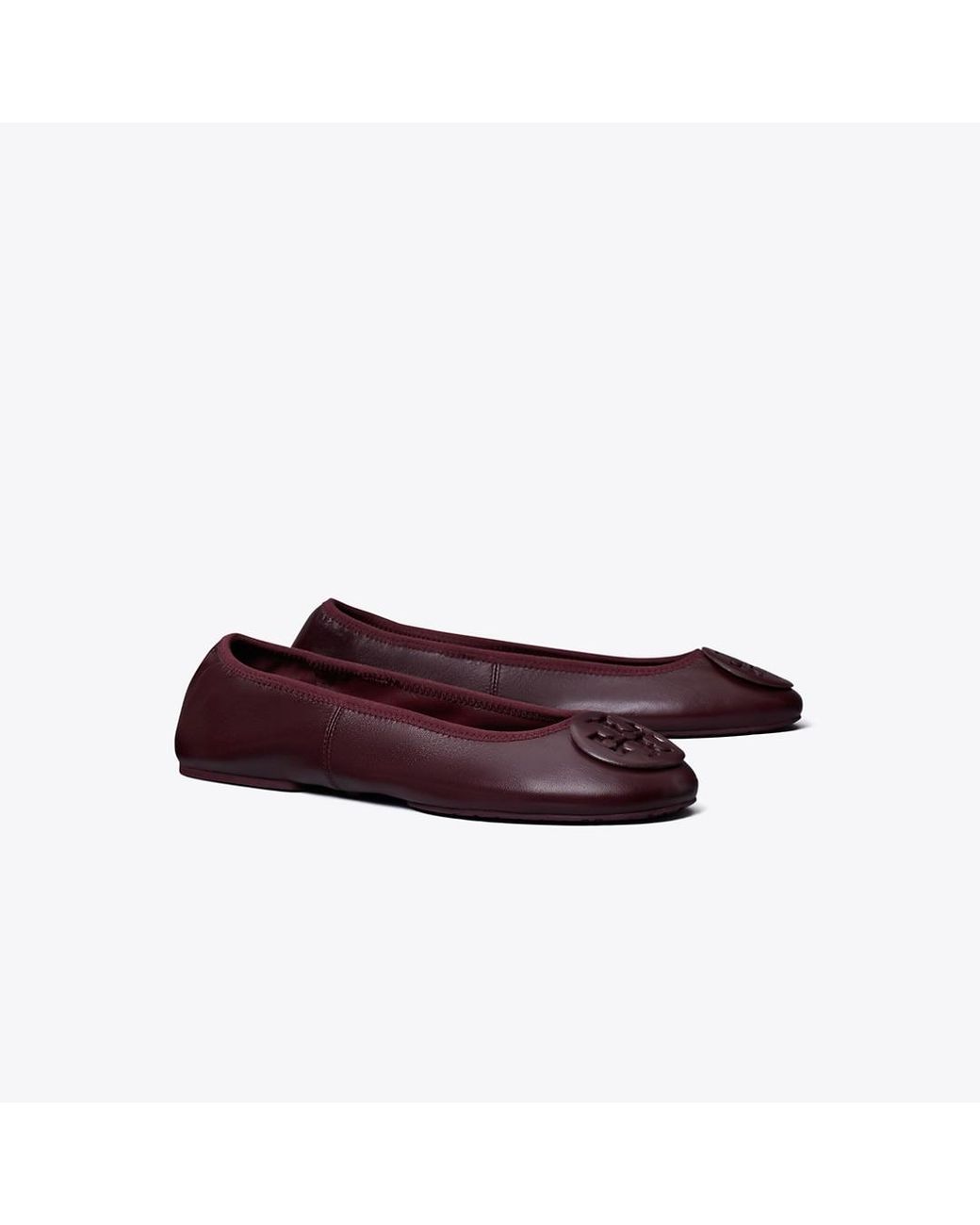 Tory Burch Purple Reva Travel Ballet