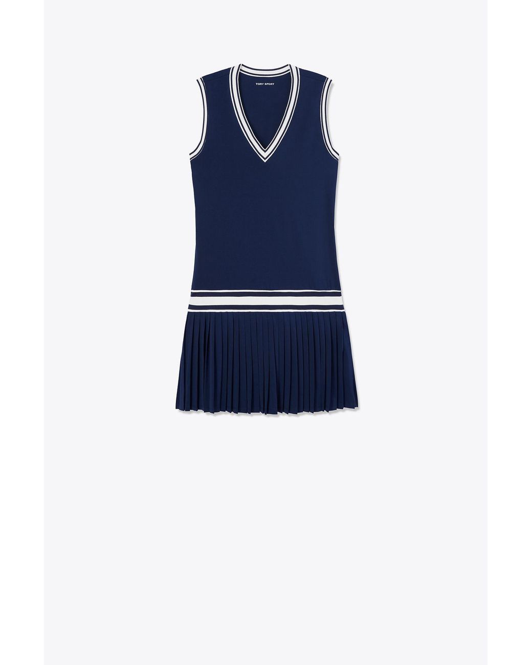 Tory Sport Tory Burch V-neck Tennis Dress in Blue | Lyst