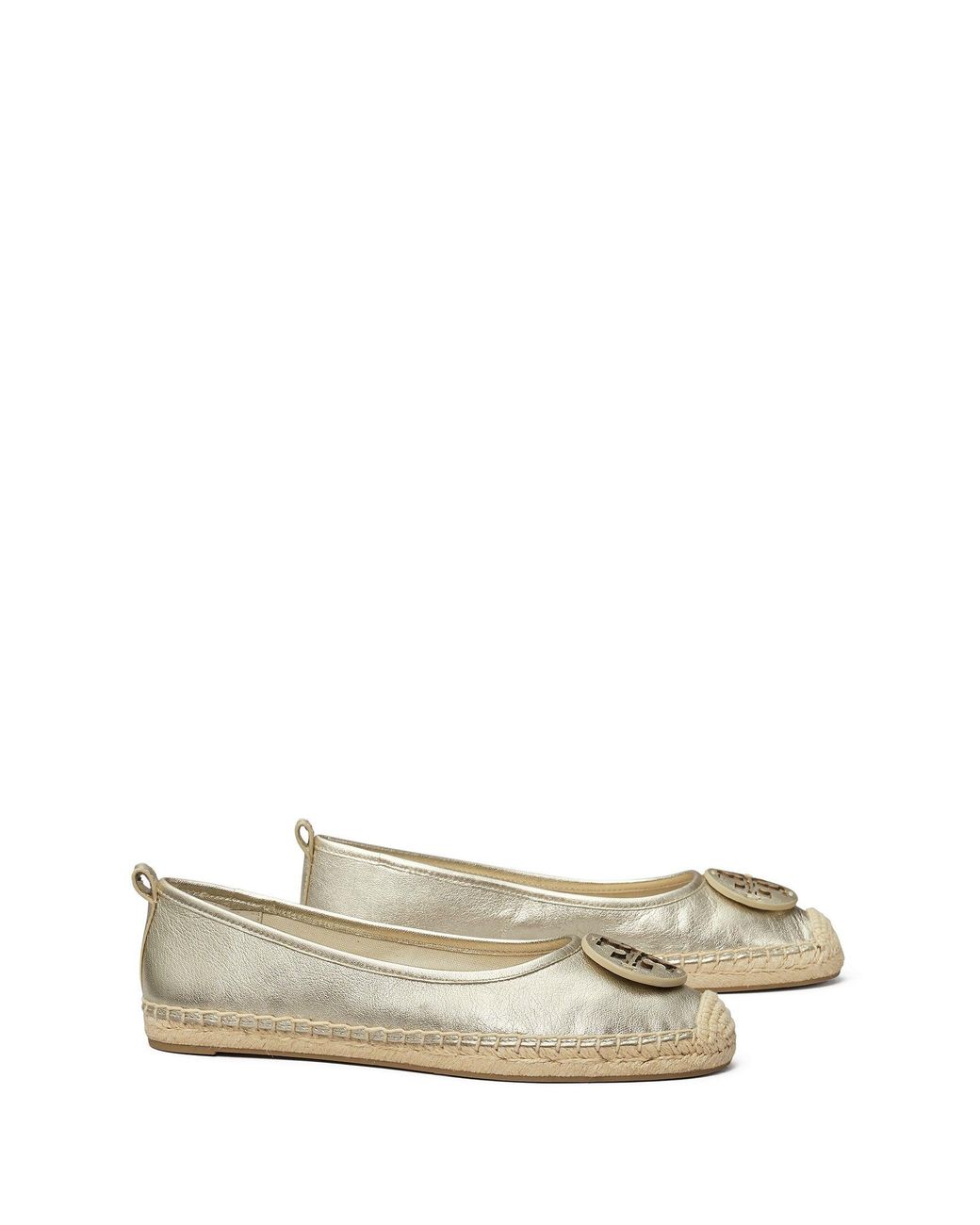 tory burch minnie travel ballet flat spark gold