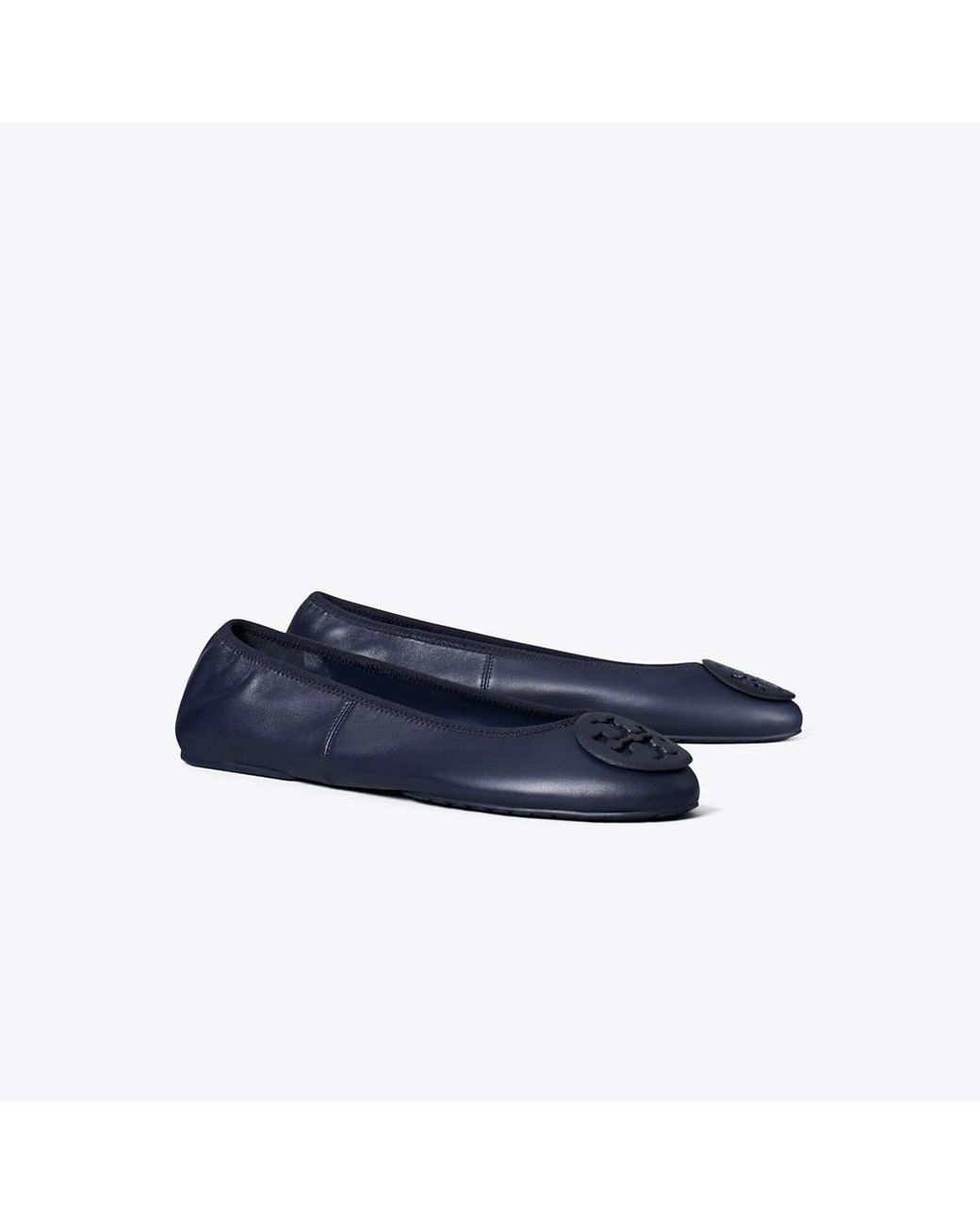 Tory Burch Blue Reva Travel Ballet