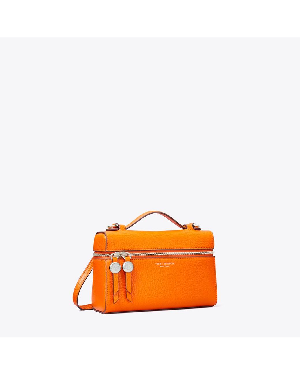 Tory Burch Orange Slim Romy Top Handle
