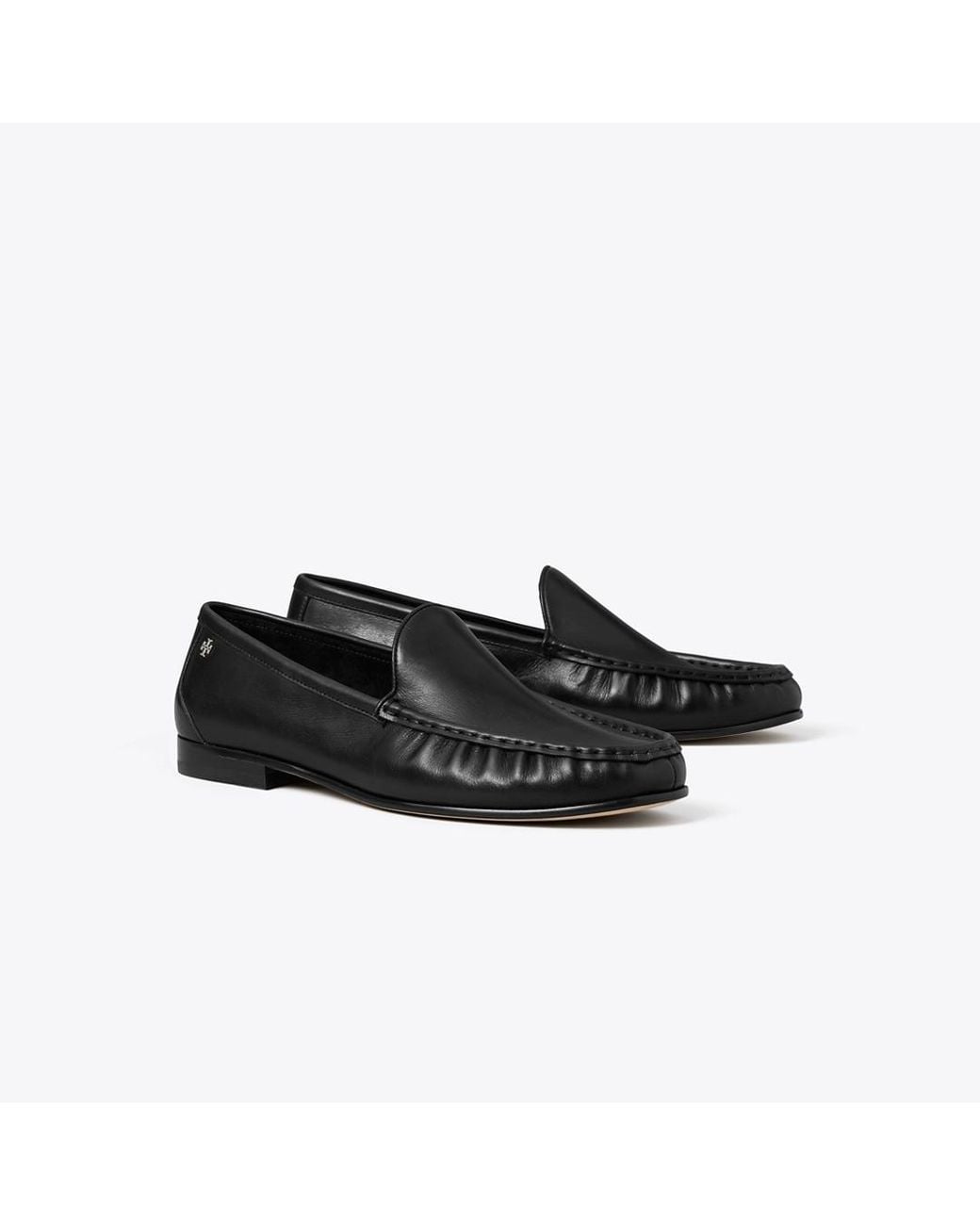 Tory Burch Black Ruched Loafer