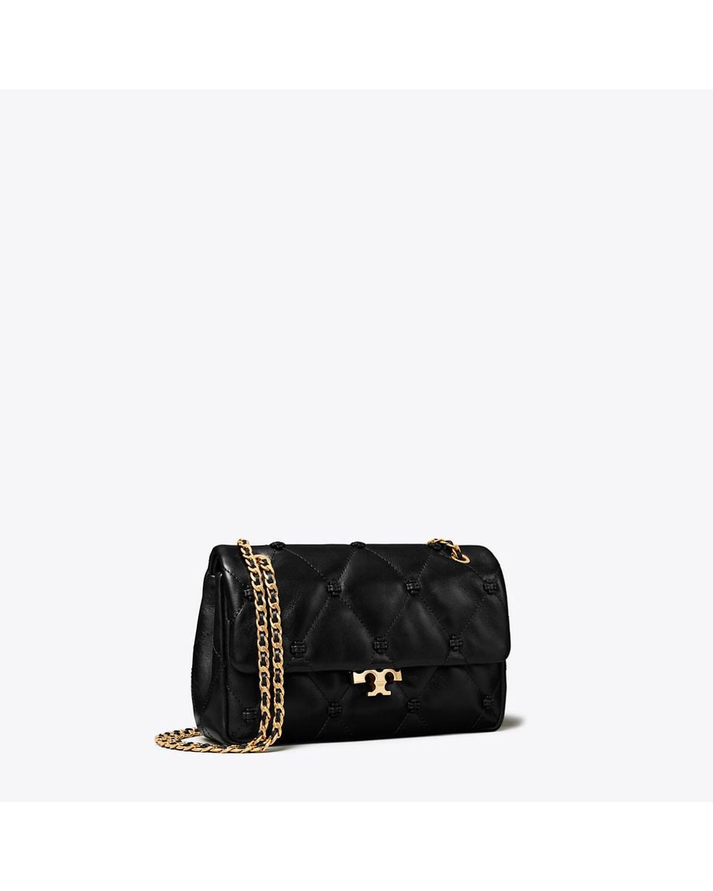 Tory Burch Black Small Bunny Knot Shoulder Bag