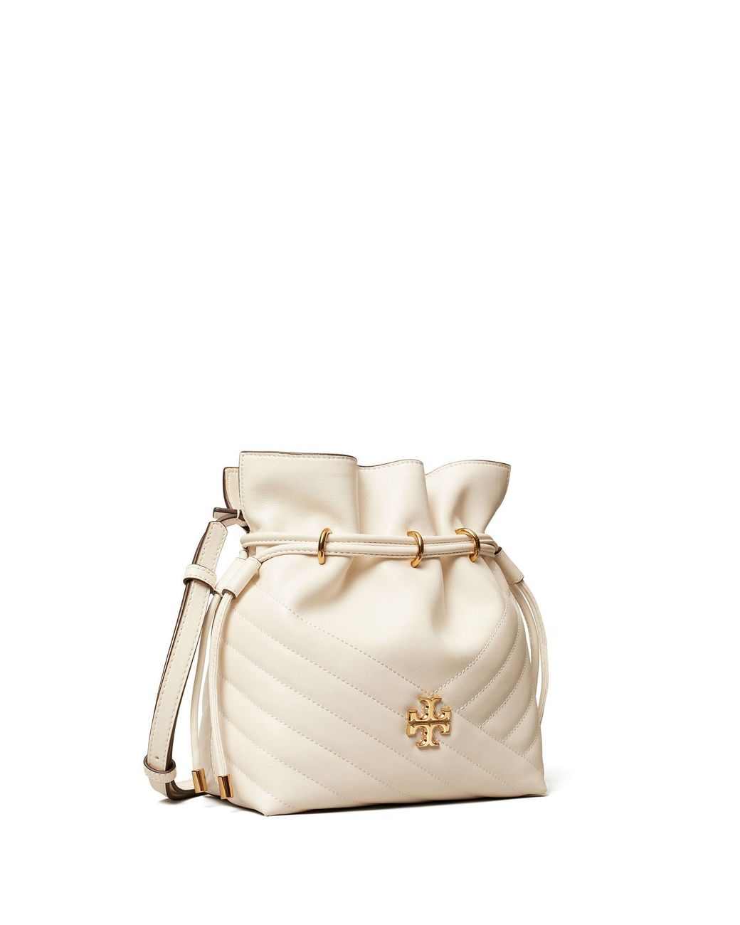 Tory Burch Kira Chevron Mini Bucket Bag Review: a style influencer review  of the spring 2020 Tory Burch Kira Bucket Bag in Pink City.