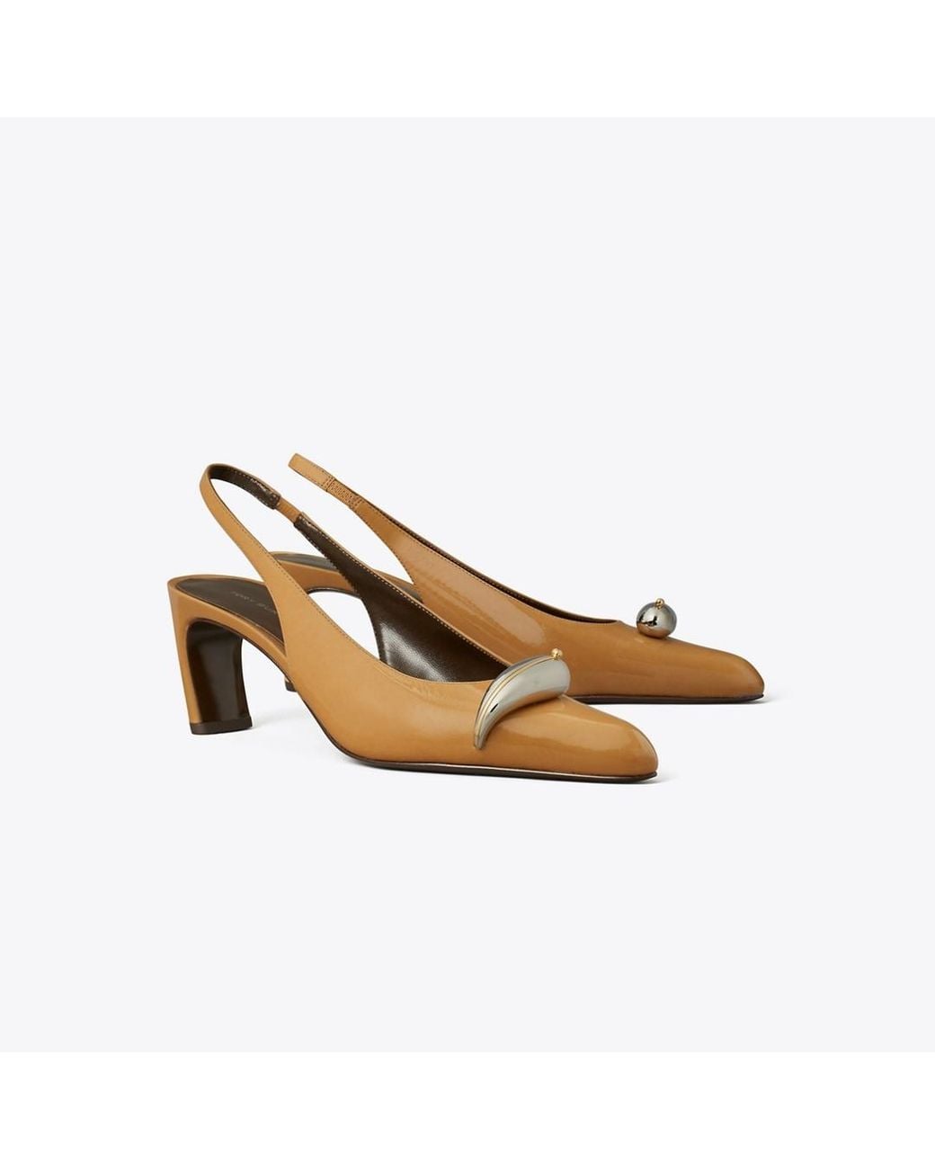 Tory Burch Multicolor Pierced Slingback Heel