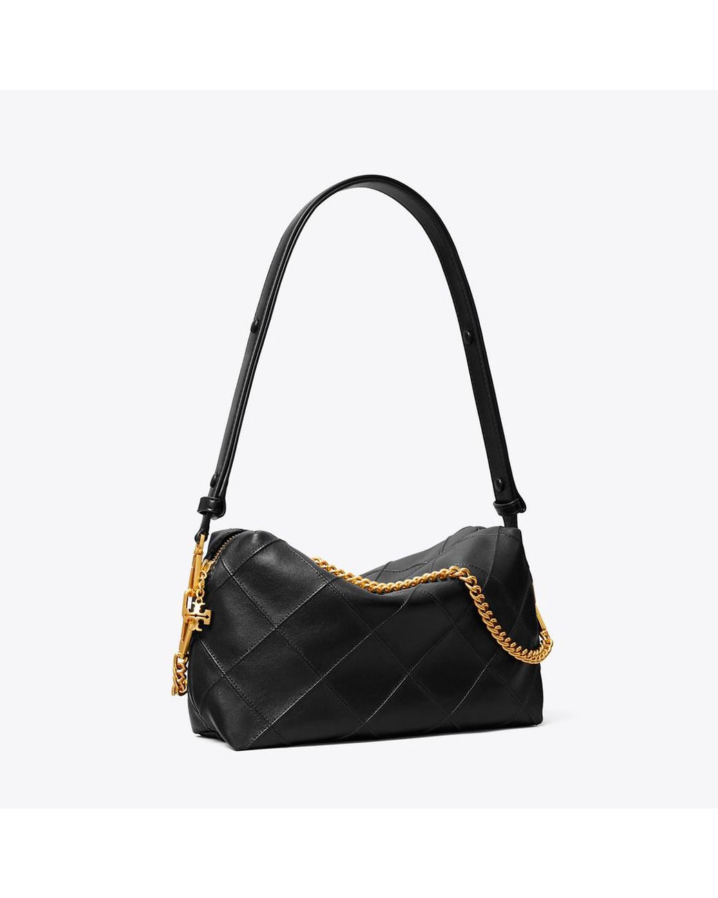 Tory Burch Black Large Fleming Soft Crossbody Bag