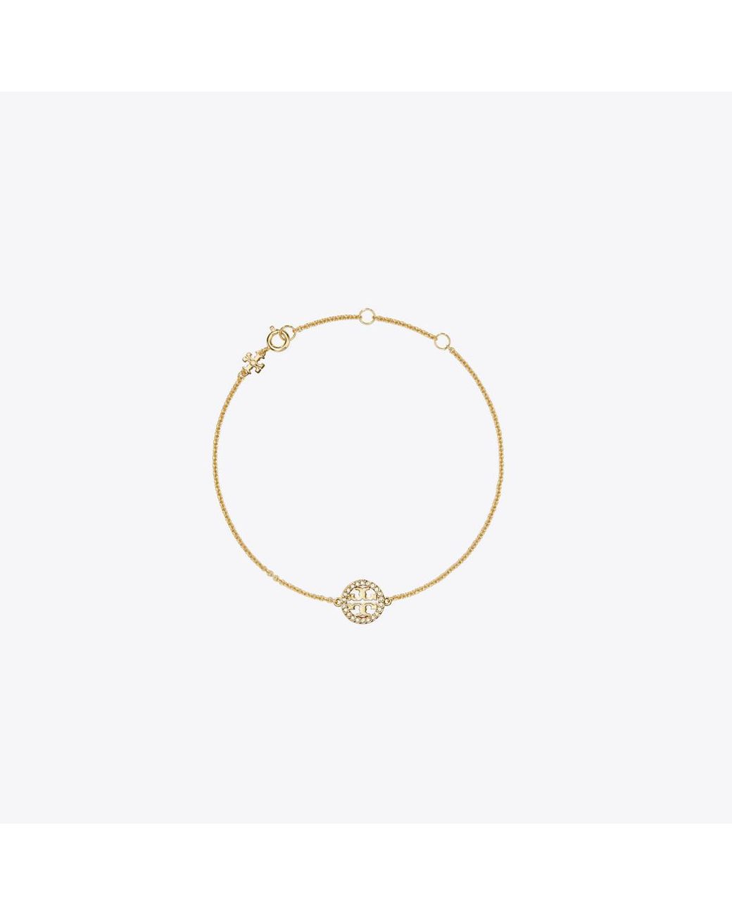 Tory Burch Metallic Miller Pave Bracelet