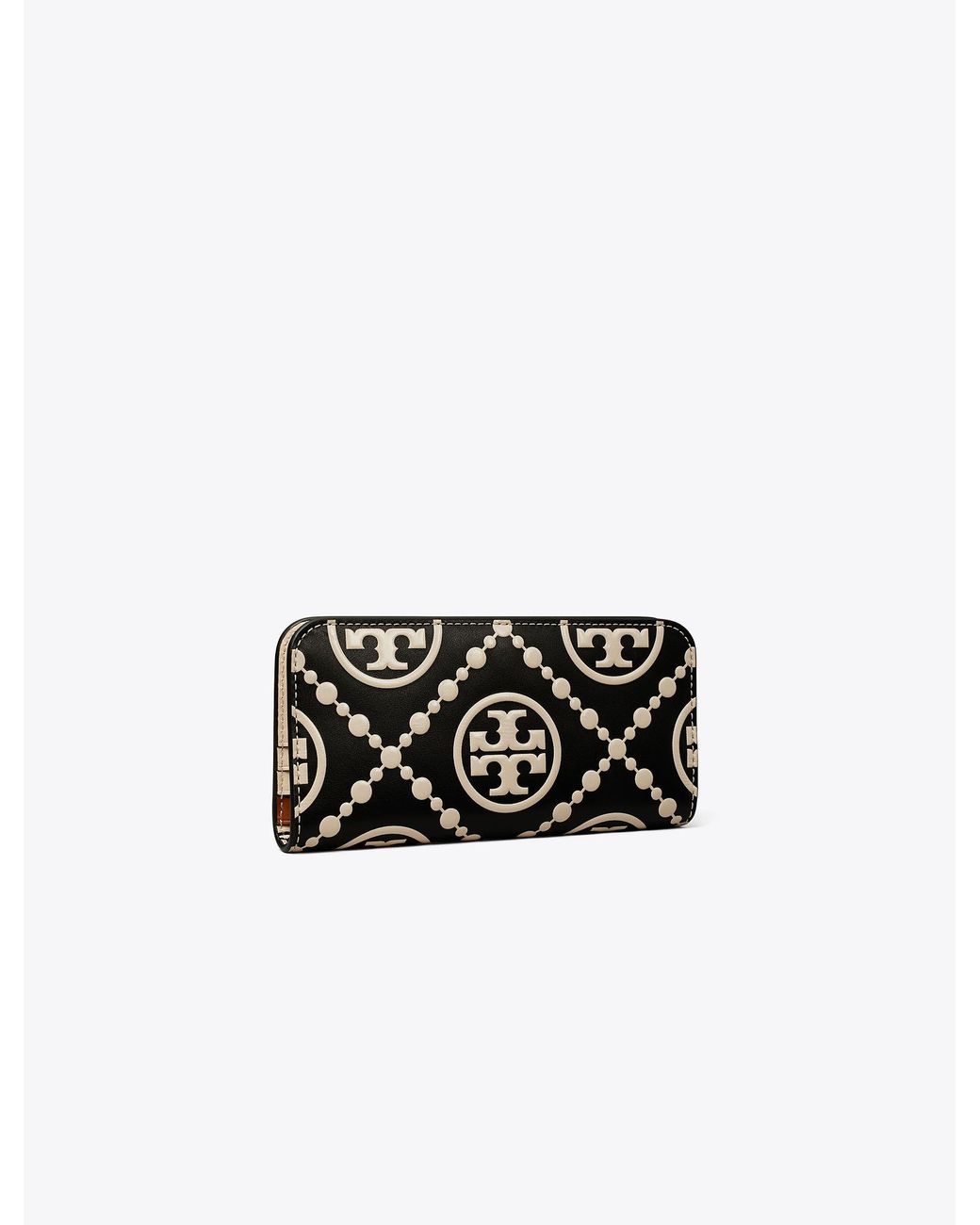 長財布 [ToryBurch]T MONOGRAM PATENT EMBOSSED ZIP SLIM WALLET T Monogram Zip Slim Wallet: Women's Designer Wallets | Tory