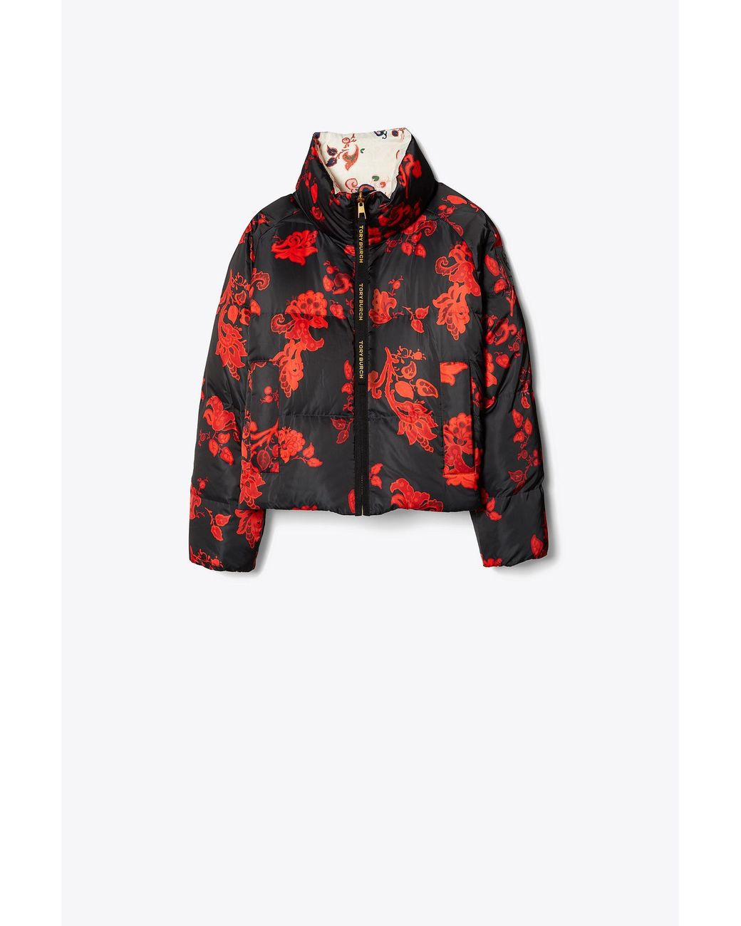Tory Burch Reversible Down Jacket | Lyst Tory Burch Reversible Down Jacket | Lyst