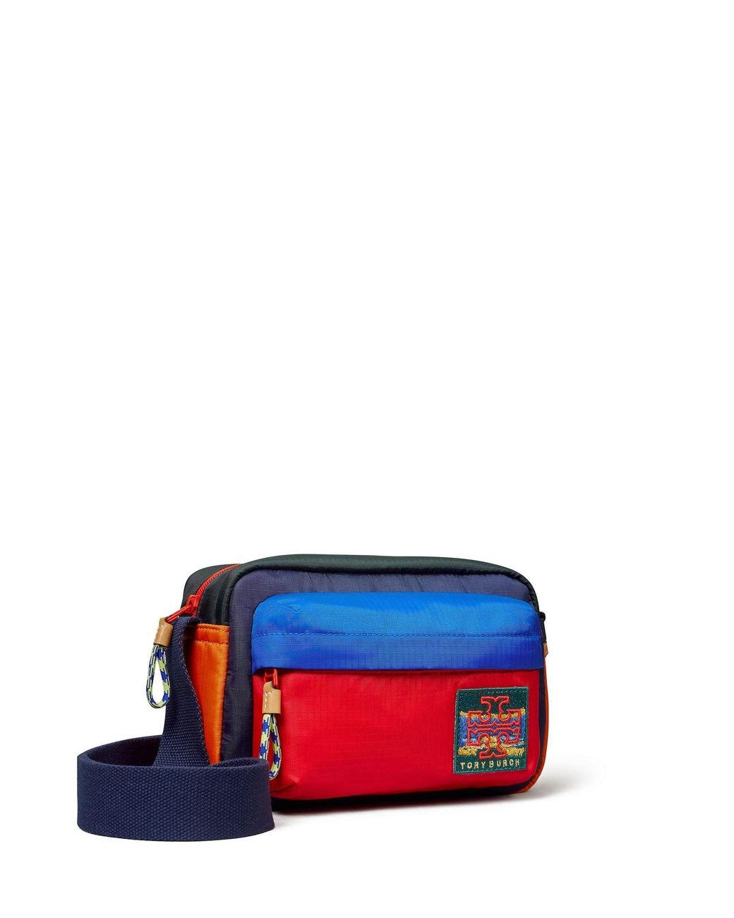 Tory Sport Recycled Ripstop Cross Body in Blue Lyst