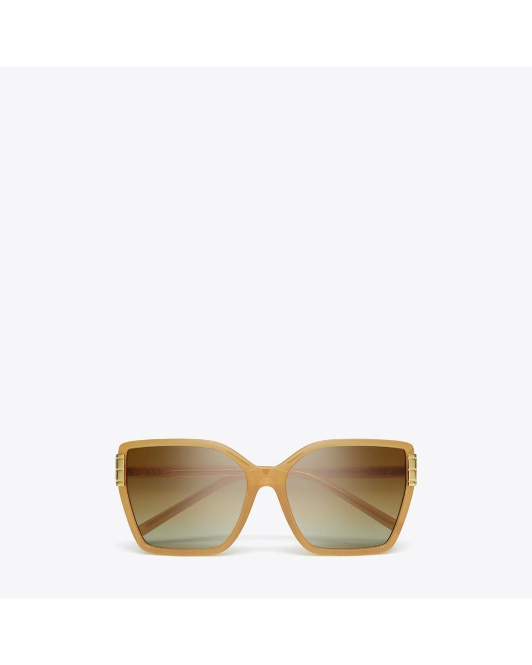 Tory Burch Green Eleanor Oversized Cat-Eye Sunglasses, One Size