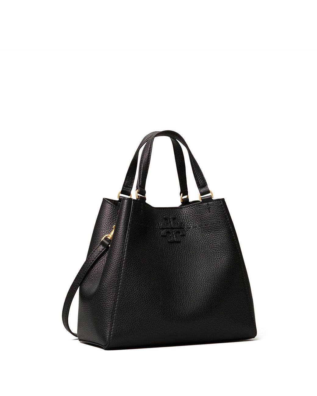 Tory Burch Mcgraw Small Carryall in Black | Lyst