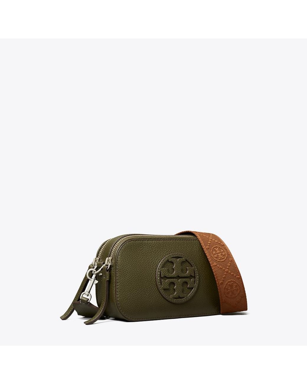 Tory Burch Green Mini Miller Crossbody Bag