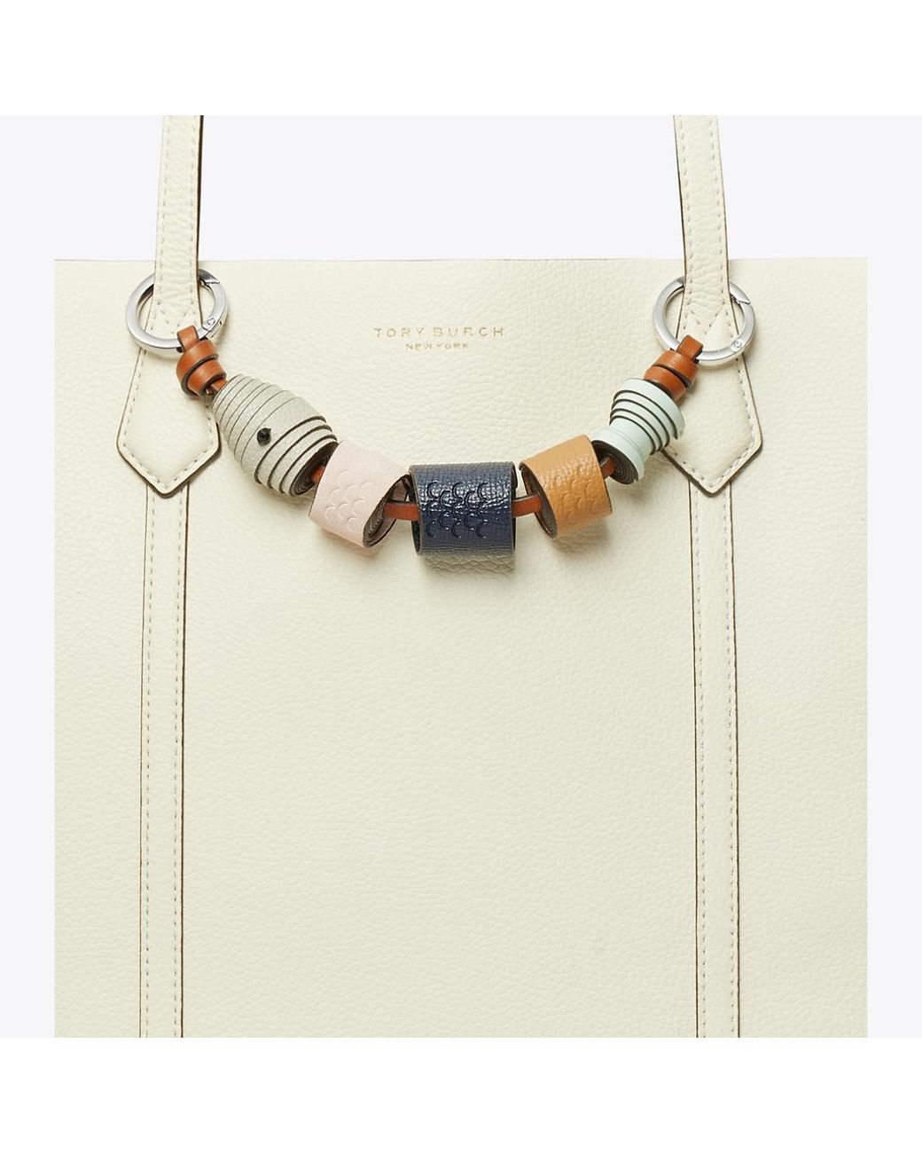 Tory Burch Metallic Fish Bag Charm