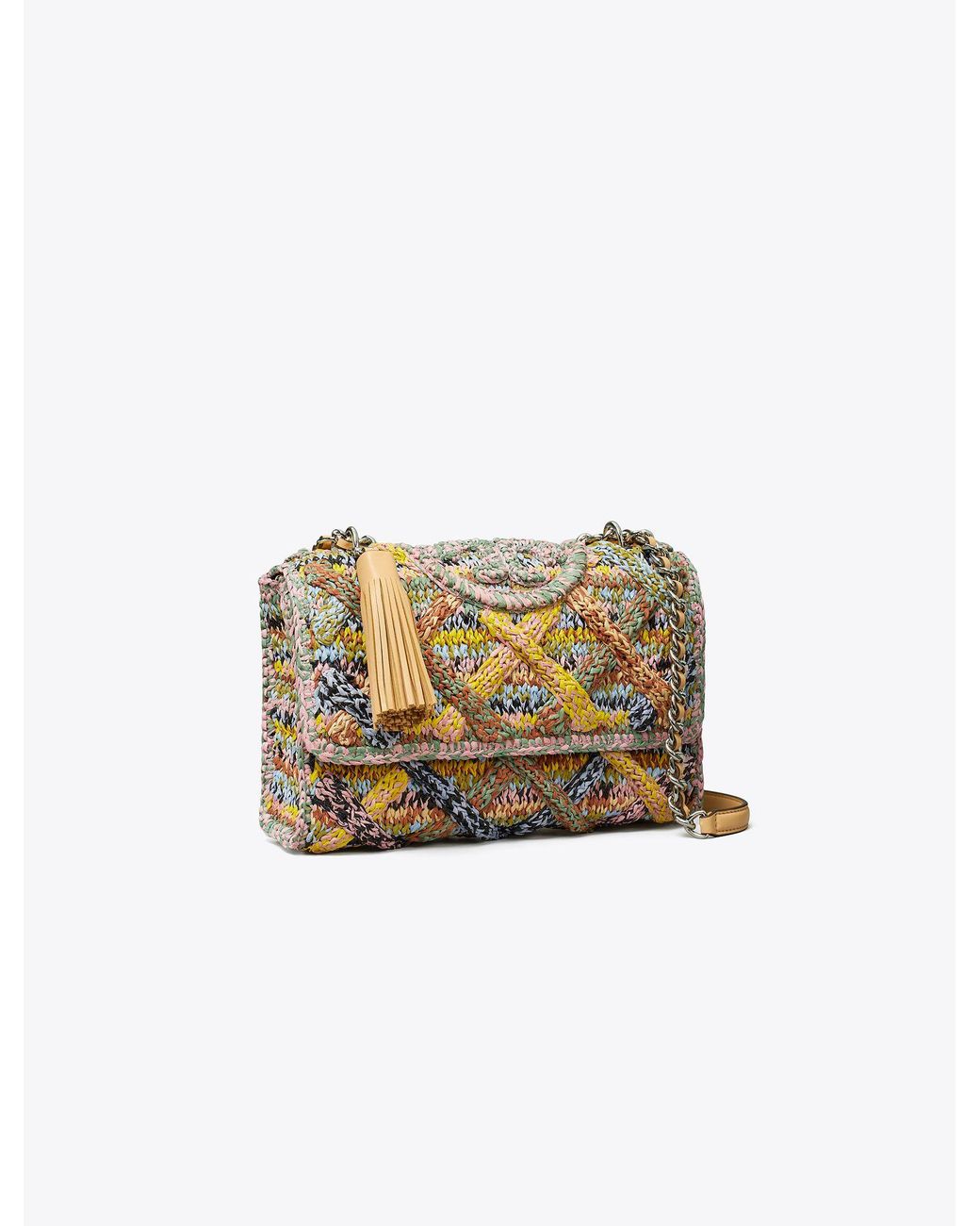 Tory burch fleming printed small convertible shoulder bag on sale
