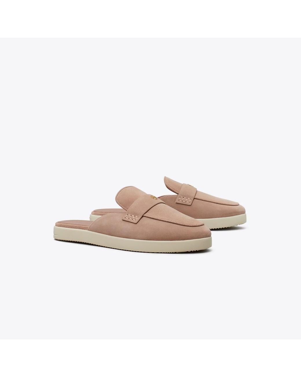 Tory Burch Pink Ballet Burch Mule