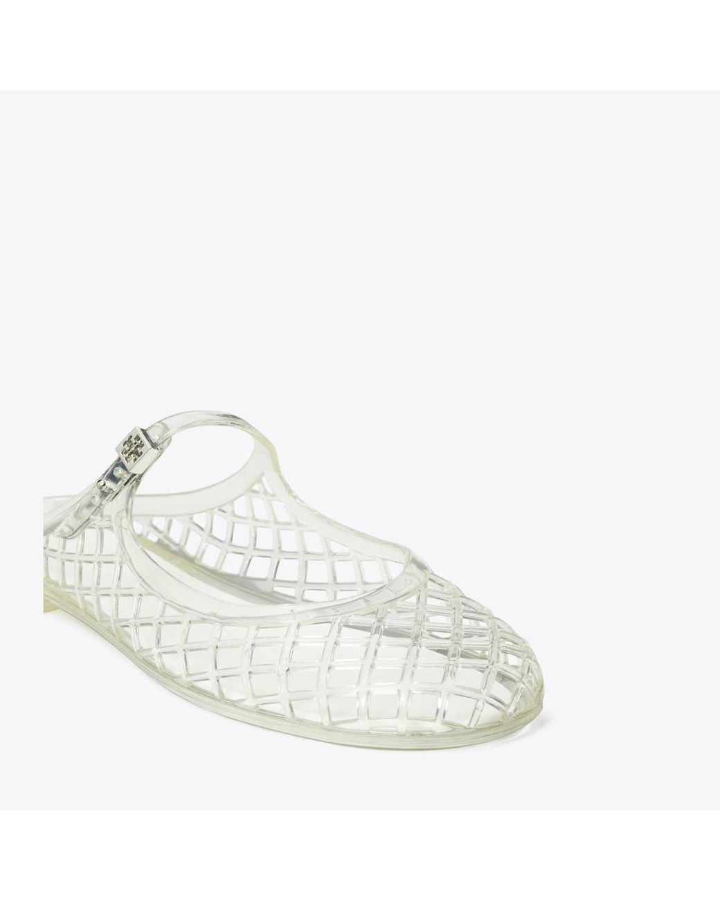 Tory Burch White Flat Shoes