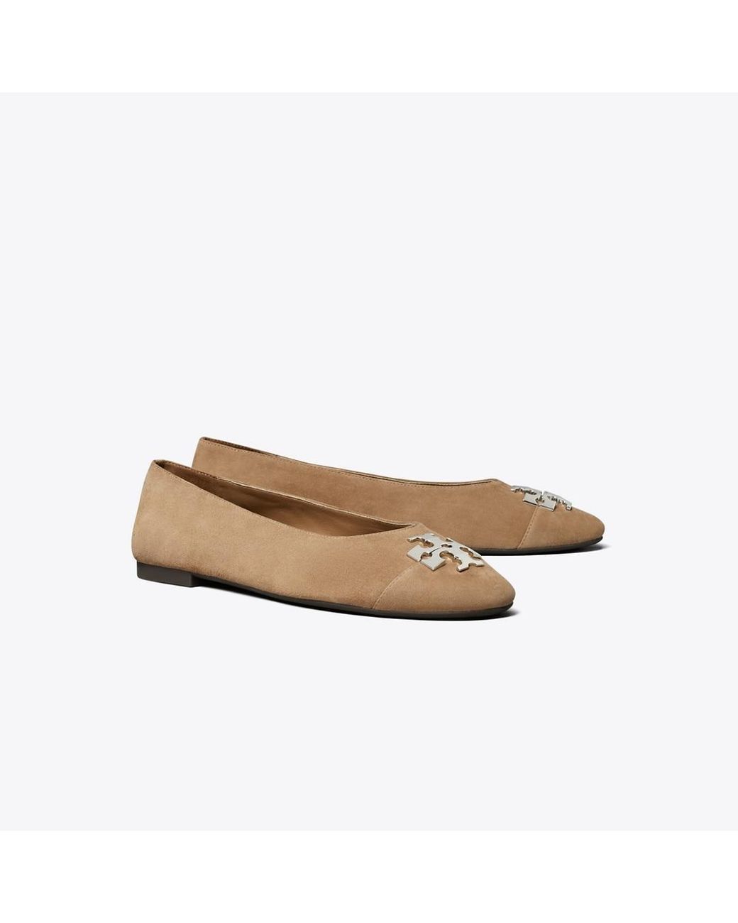 Tory Burch Natural Charlie Ballet