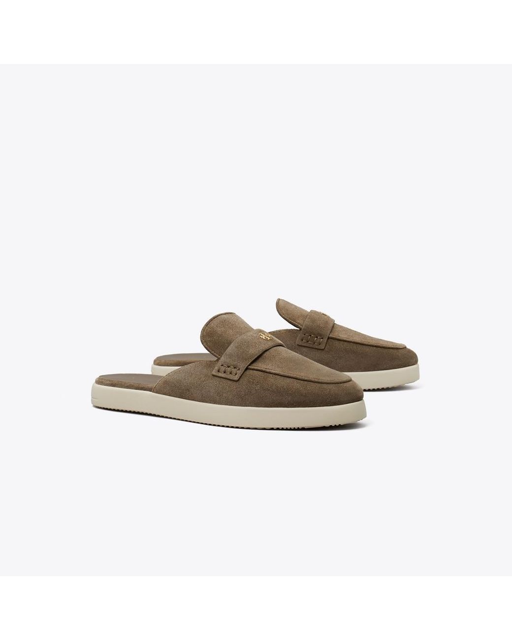 Tory Burch Brown Ballet Burch Mule