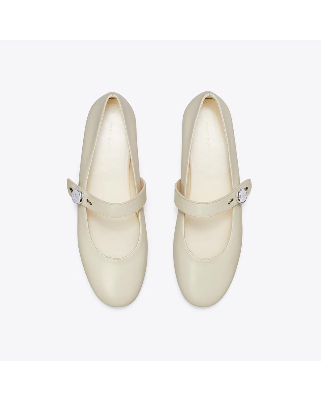 Tory Burch White Romy Mary Jane