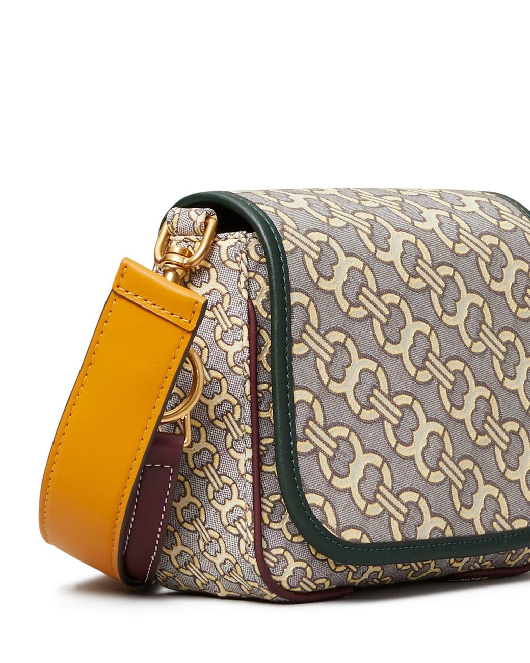 Tory Burch Perry Jacquard Flap Crossbody Lyst Canada