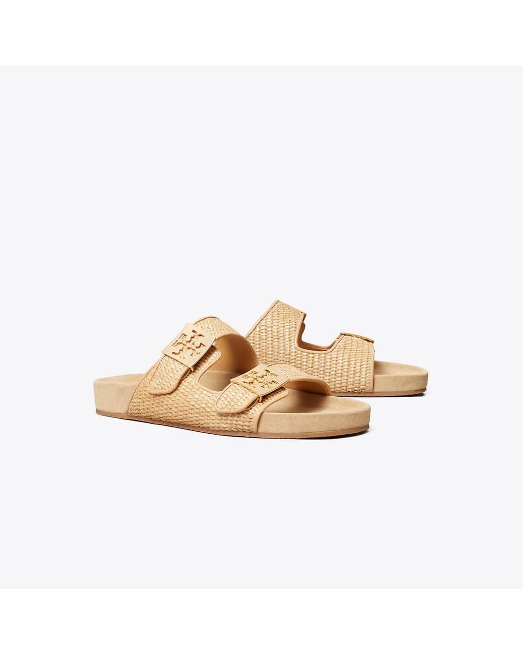 Tory Burch Natural Mellow Raffia Sandal