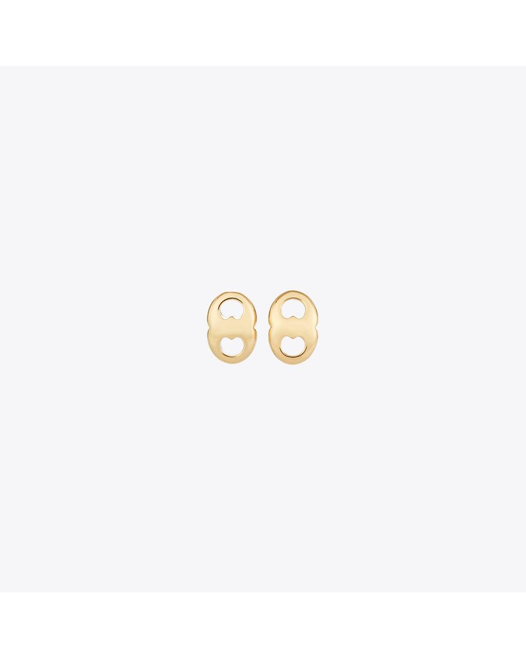 Tory Burch Metallic Gemini Stud Earrings
