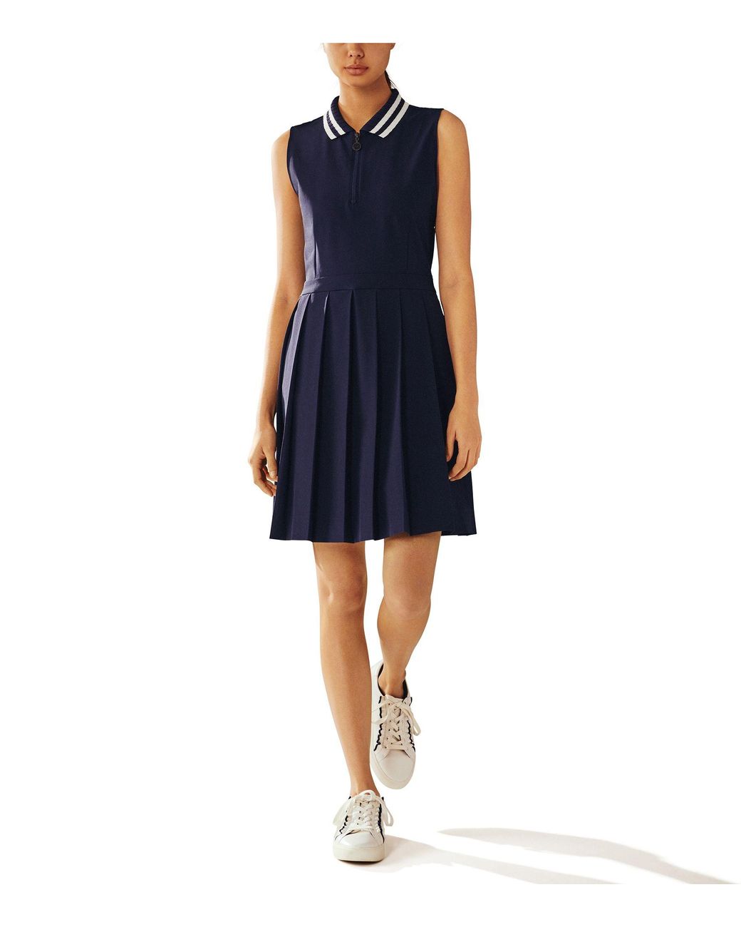 Tory Sport Pleated Golf Dress in Navy Blue (Blue) Lyst
