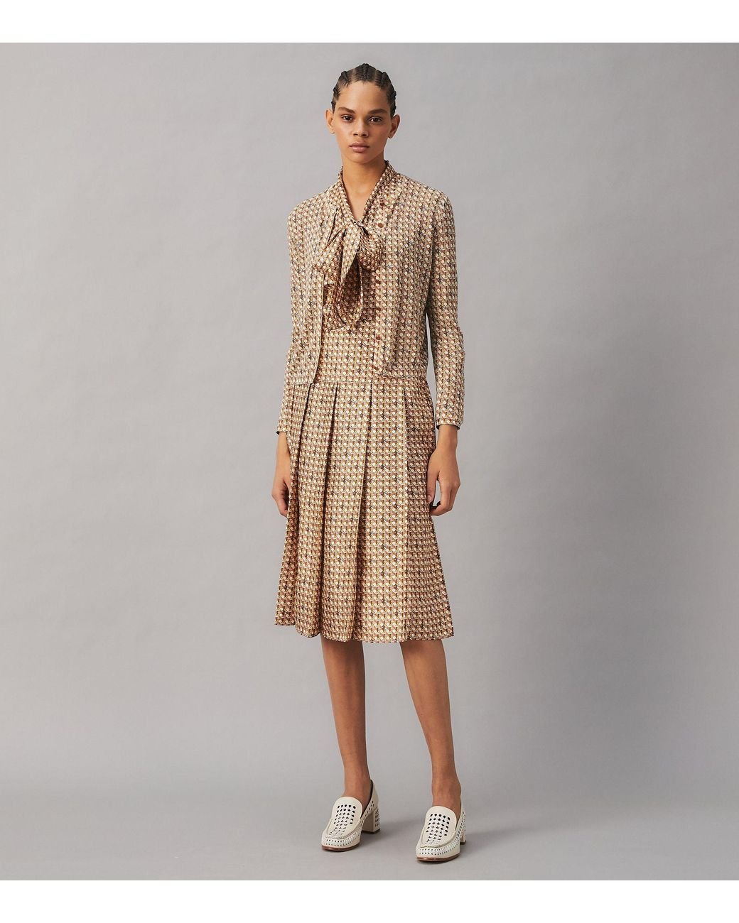 Tory Burch Basketweave Cotton Cardigan Lyst