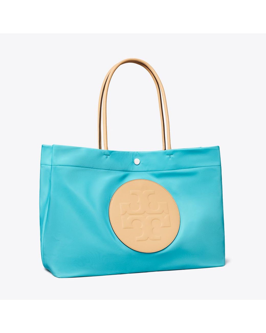 Tory Burch Blue Ella Twist Reversible Tote