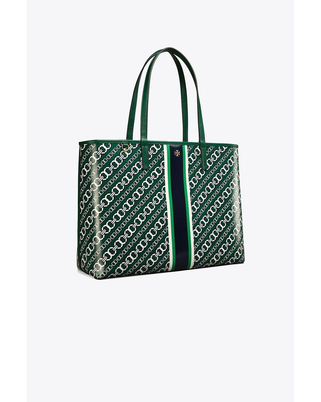 TORY BURCH トリーバーチ Gemini Link Tote Bag 関税送料無料 Gemini Link Canvas Small Top-Zip Tote Bag: Women's Designer