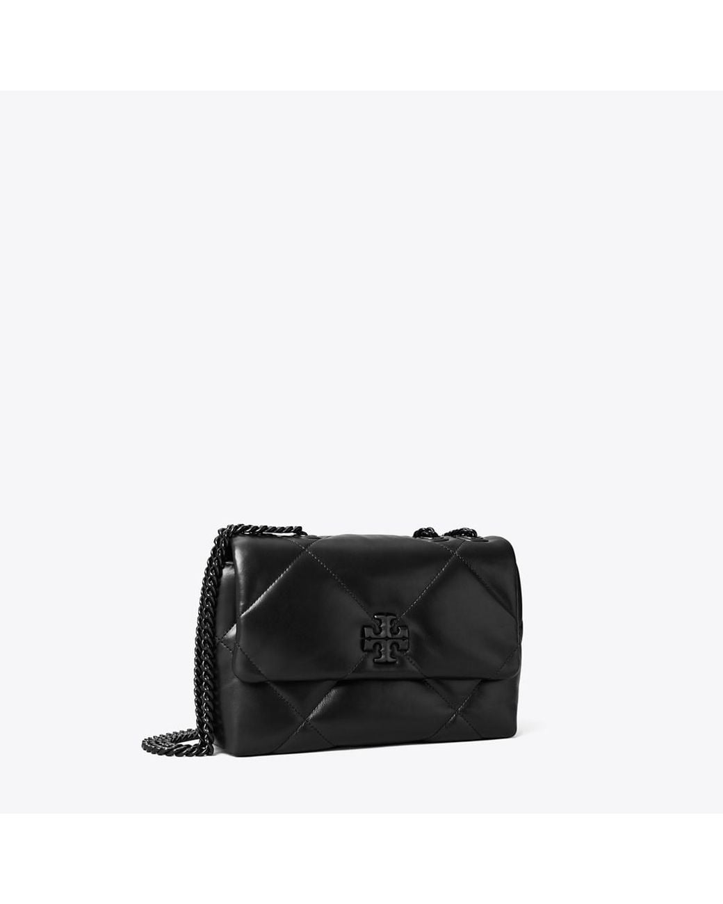 Tory Burch Black Small Kira Diamond Quilt Shoulder Bag