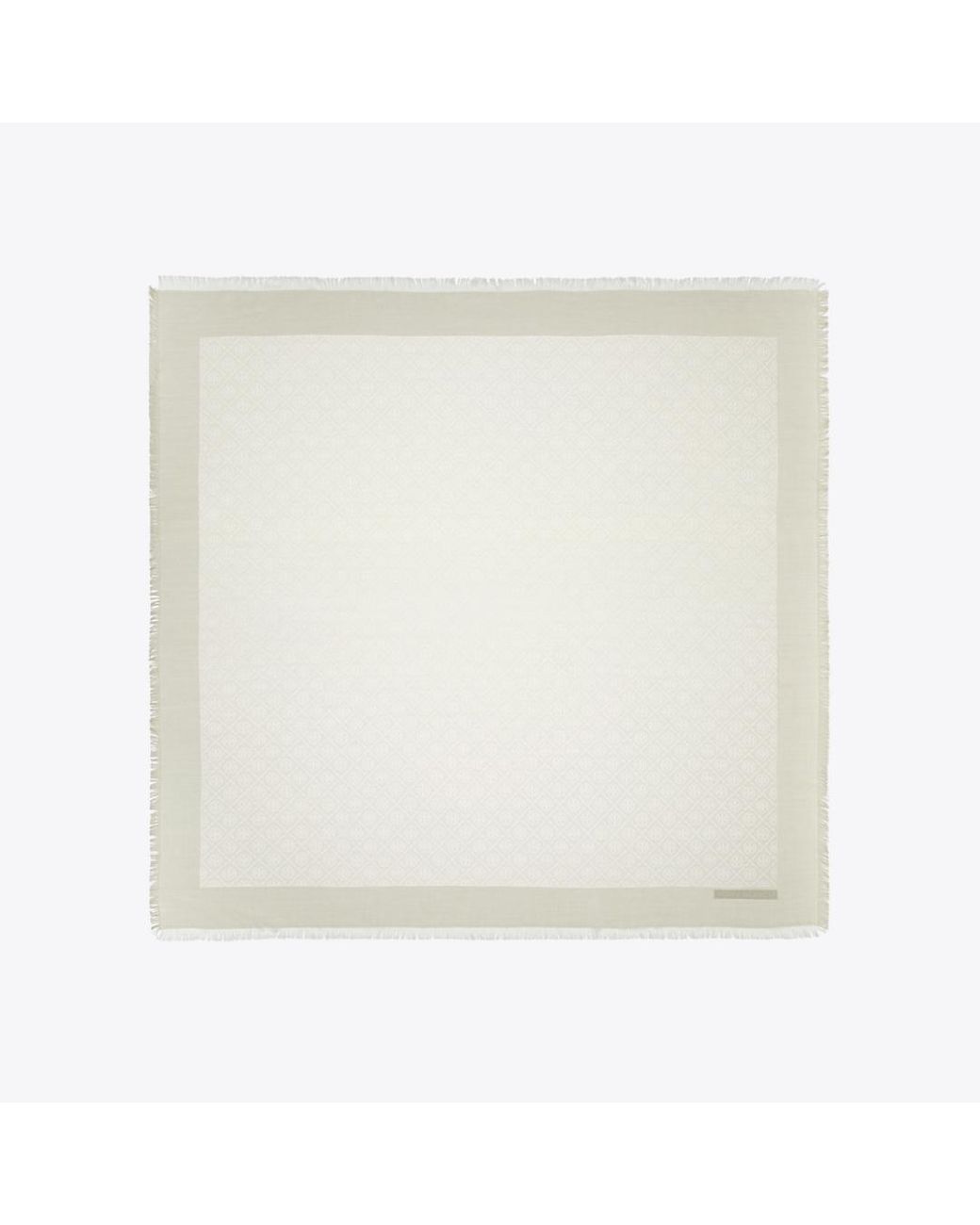 Tory Burch White T Monogram Jacquard Traveler