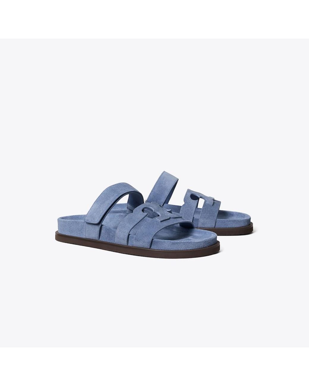 Tory Burch Blue Ines Sport Slide