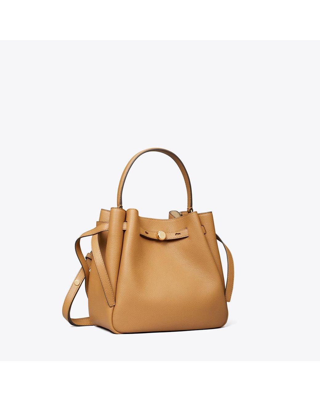 Tory Burch Romy Bucket Bag in Brown | Lyst