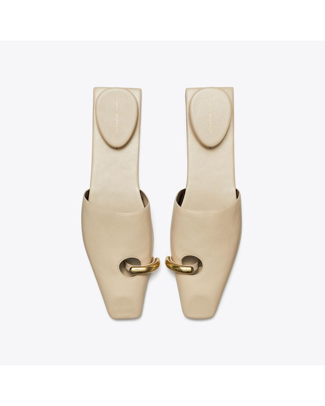 Tory Burch Natural Pierced Mule