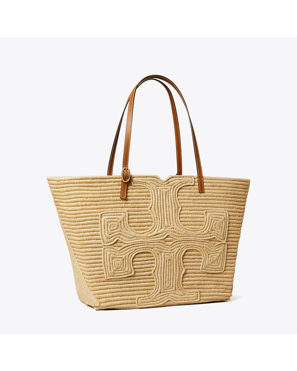 Tory Burch Metallic X Doum For Large Ella Raffia Tote
