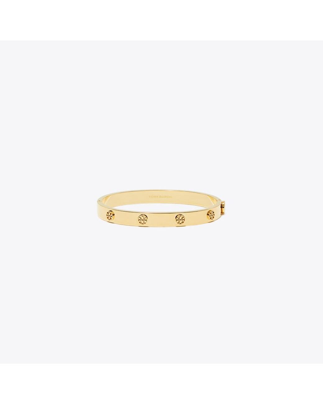 Tory Burch Metallic Icon Hinge Bracelet