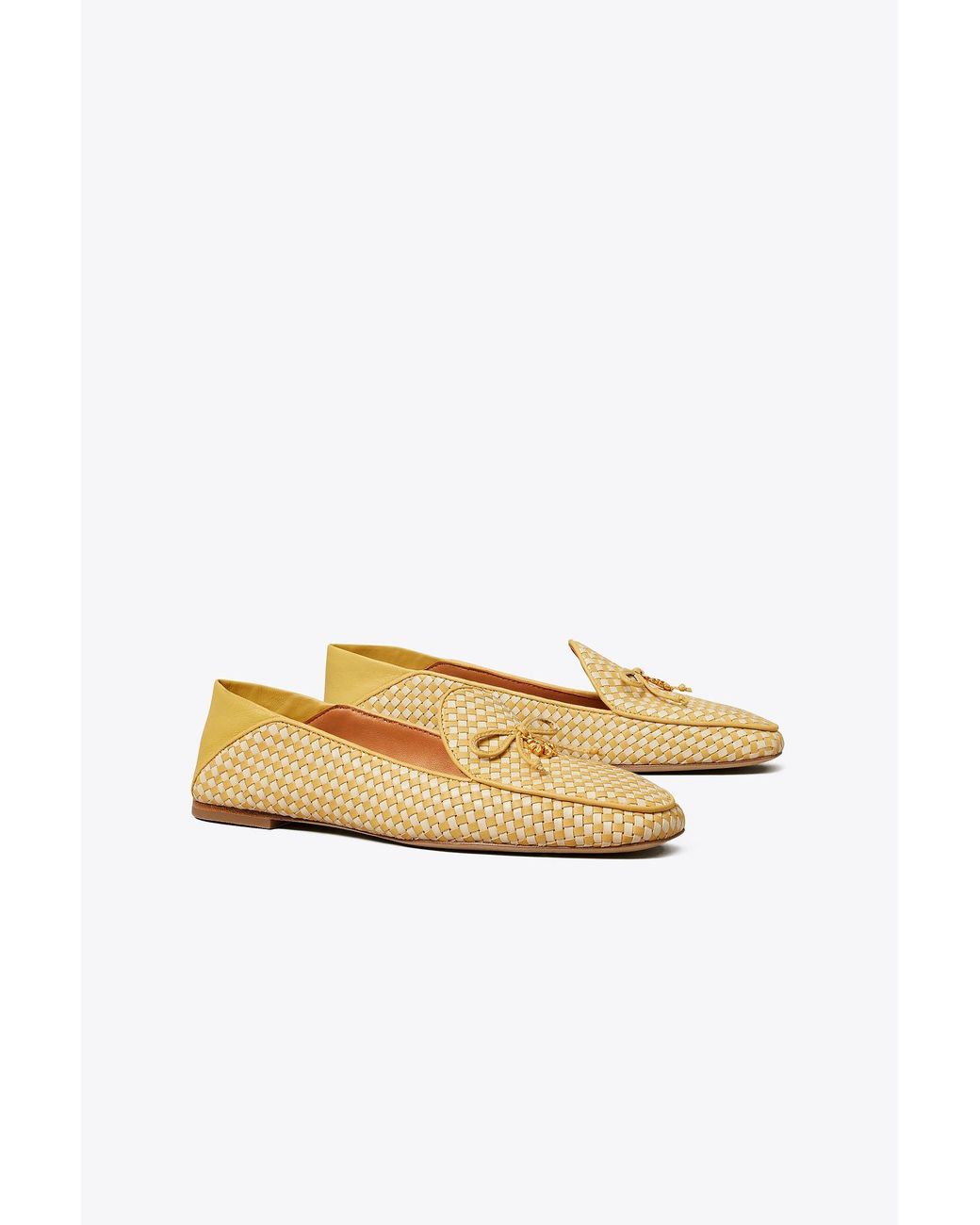 Tory Burch Tory Charm Loafer in Metallic | Lyst