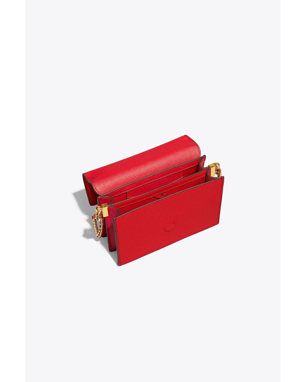 Tory Burch Robinson Mini Shoulder Bag in Red