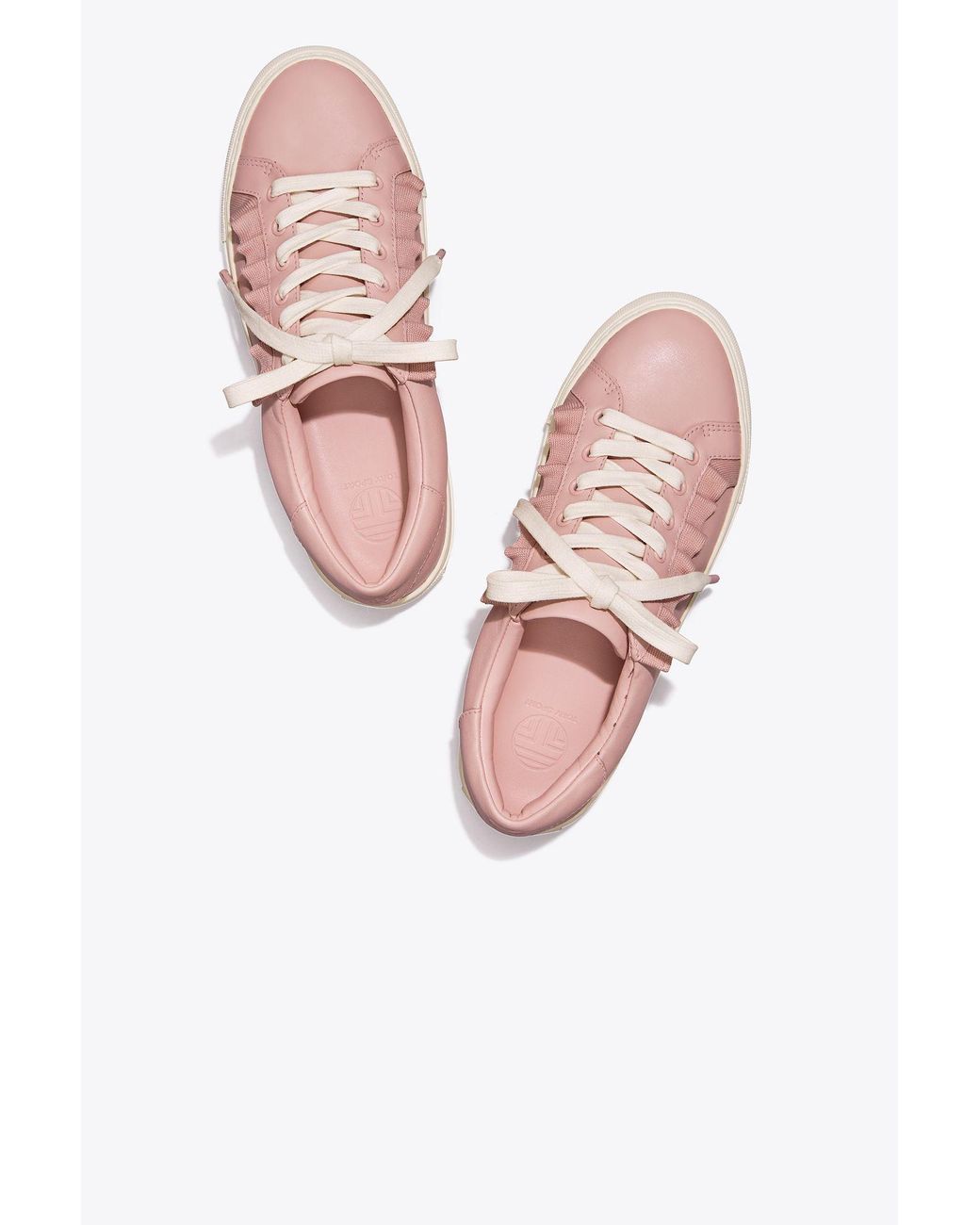 Tory Sport Ruffle Sneakers in Pink | Lyst