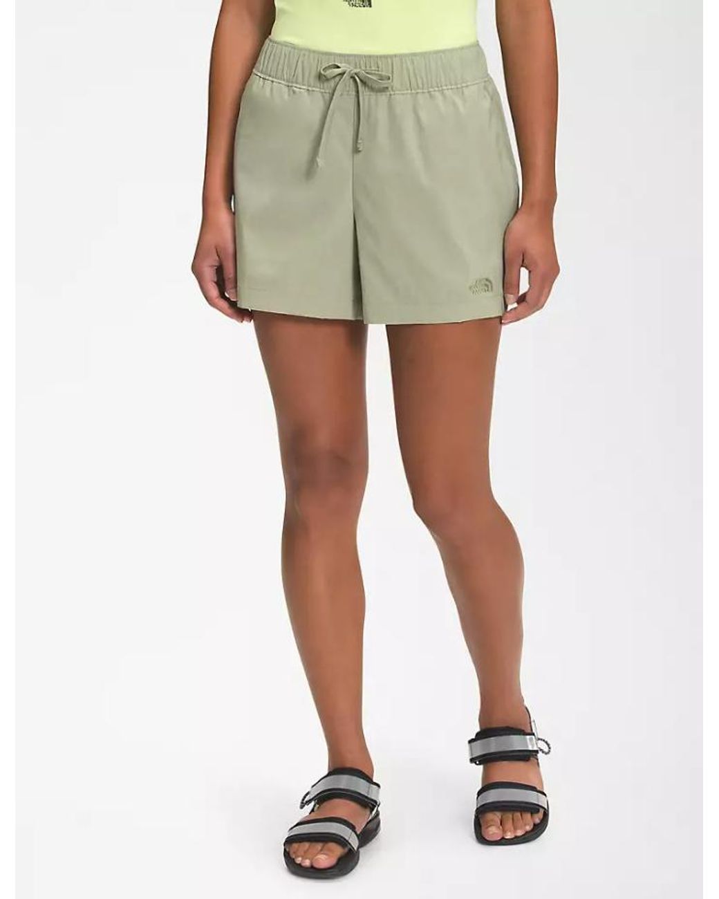 Synthetic Class V Short Tea Green 