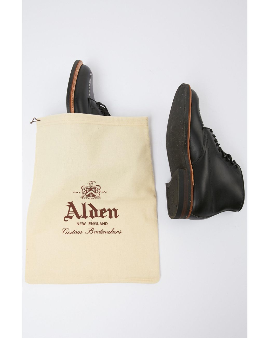 Alden Leather 401 Indy Boot Black for 