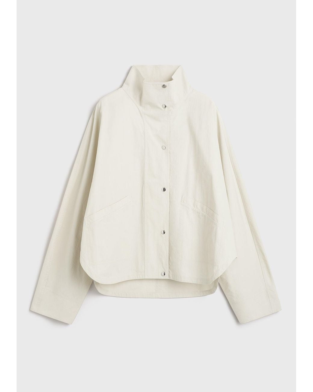 Totême White Summer Parachute Jacket