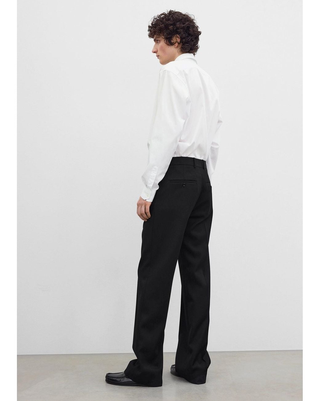 Totême White Relaxed Trousers