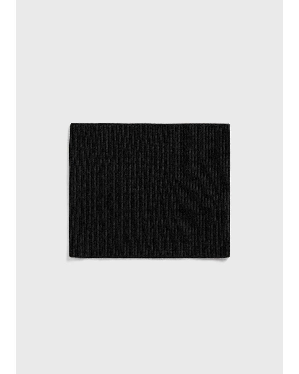 Totême Black Cashmere Neck Warmer