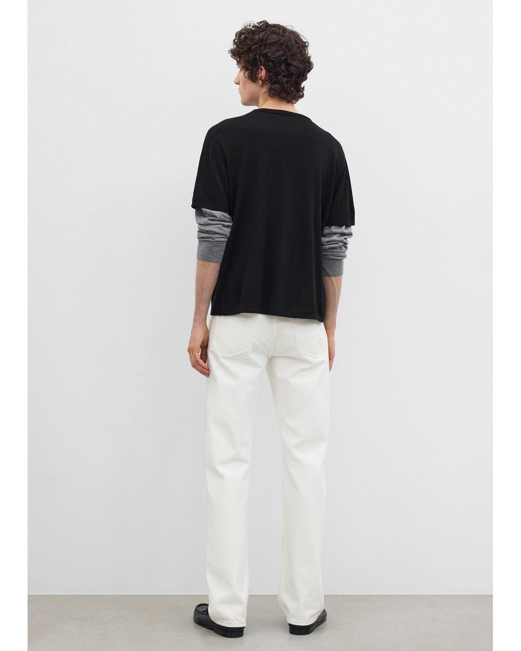 Totême  Black Fine T-Shirt for men