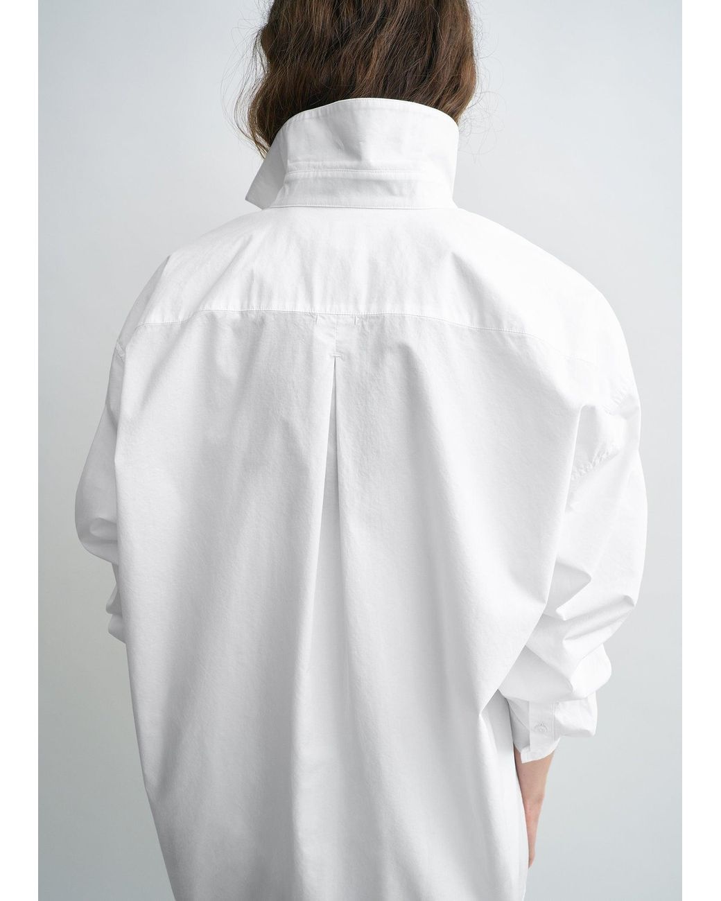 Totême Blue Classic Tumbled Shirt